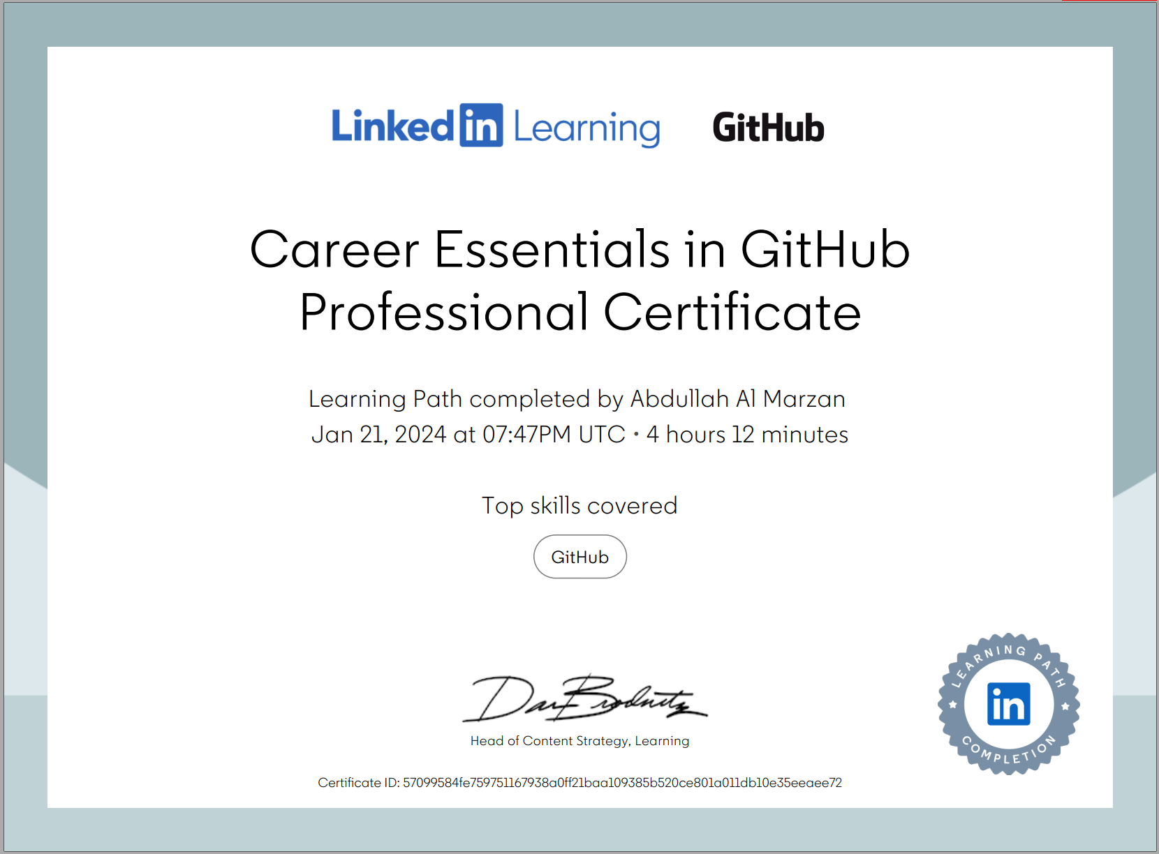 Certificate Thumbnail